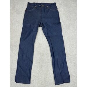 Wrangler Men's 13MWZ Cowboy Cut Original Fit Jeans Rigid Indigo 34 X 34 NWT